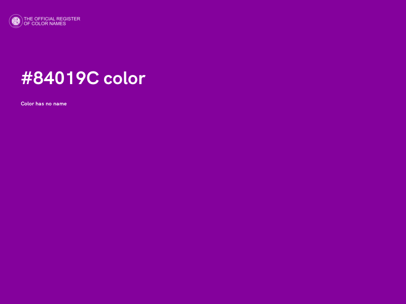 #84019C color image