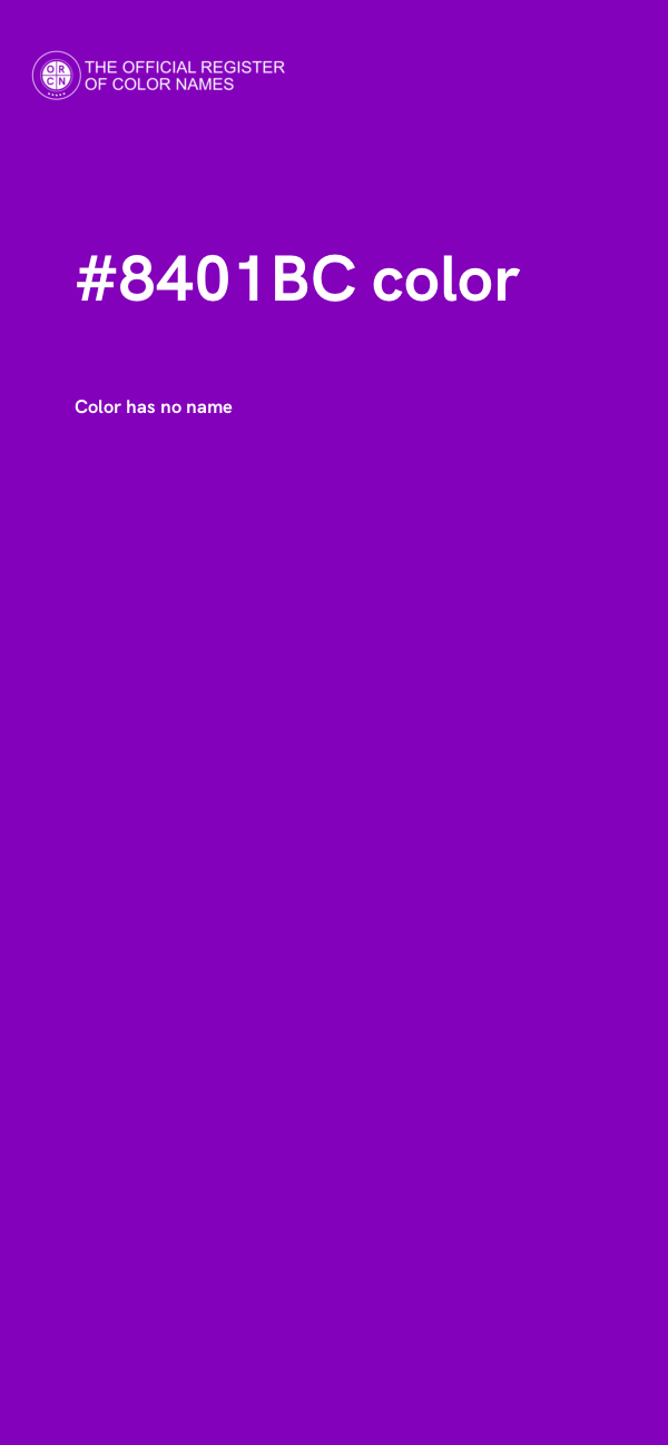 #8401BC color image