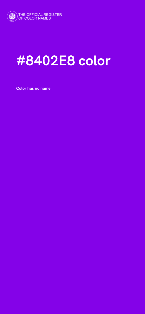 #8402E8 color image
