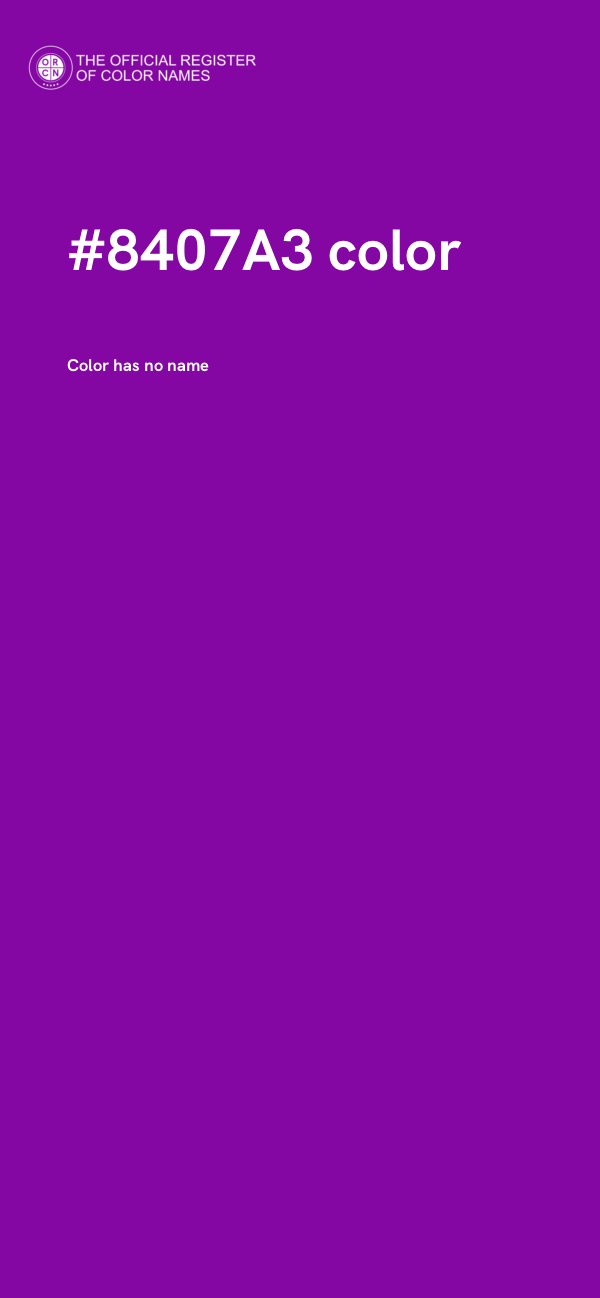 #8407A3 color image