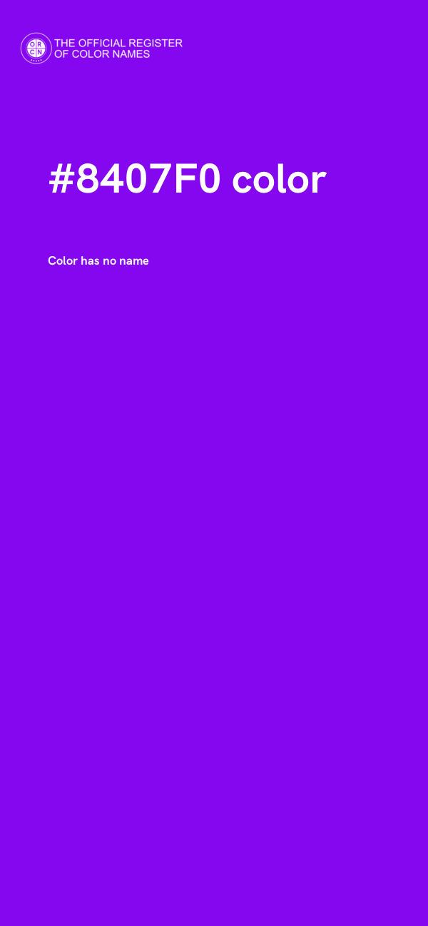 #8407F0 color image