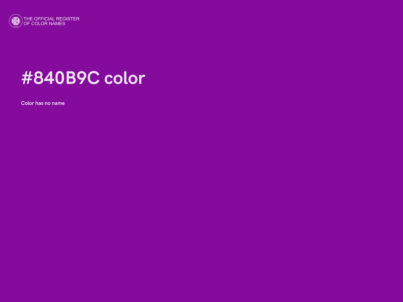 #840B9C color image