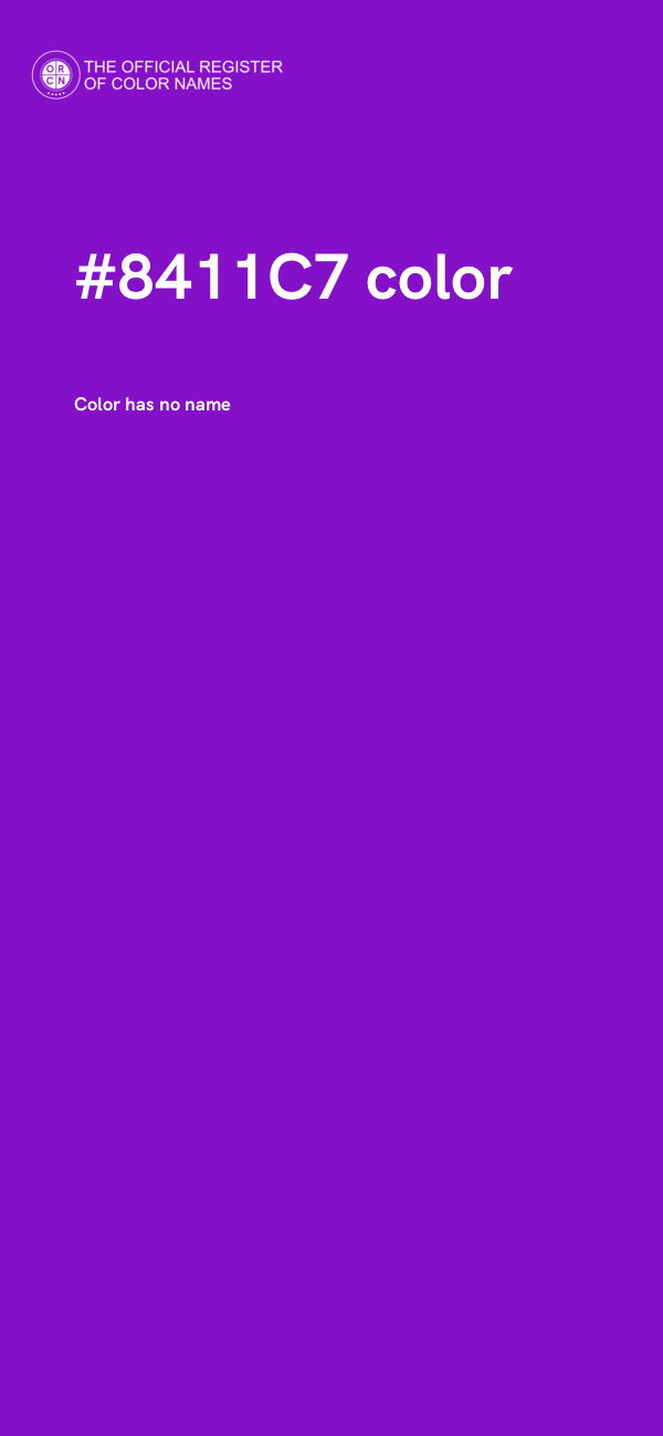 #8411C7 color image
