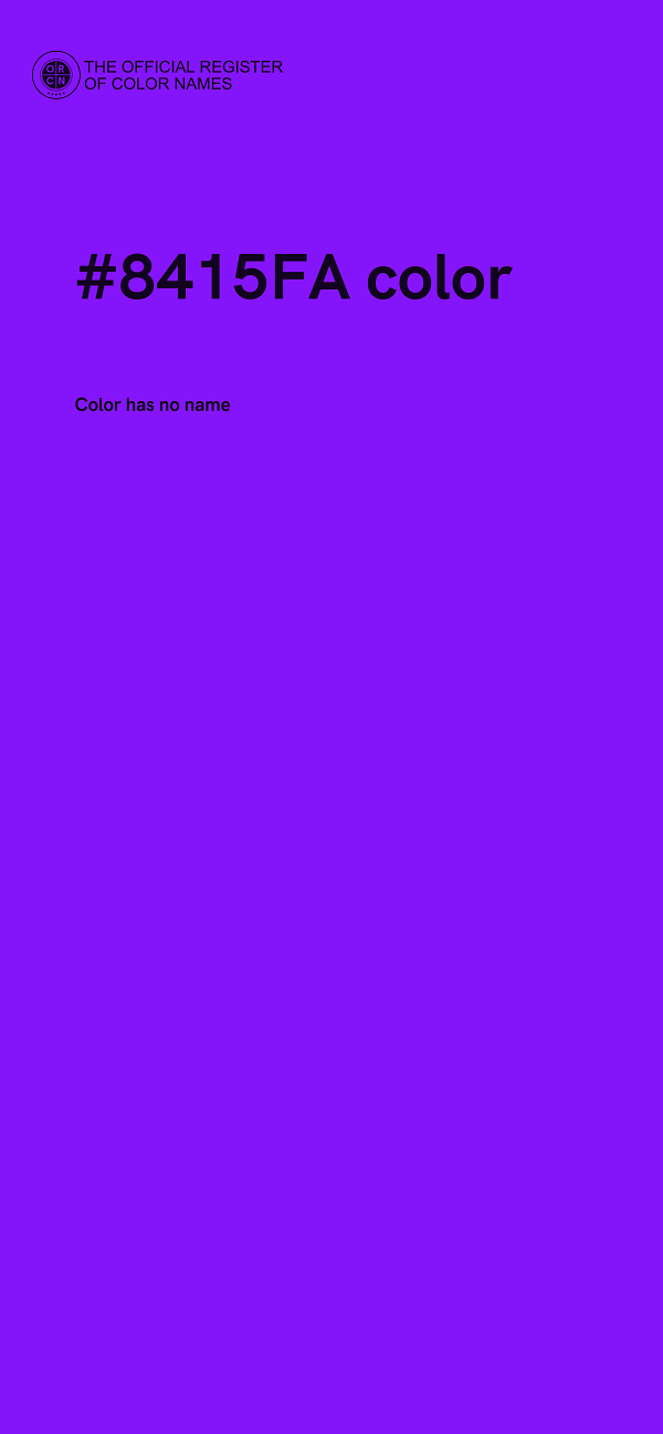 #8415FA color image