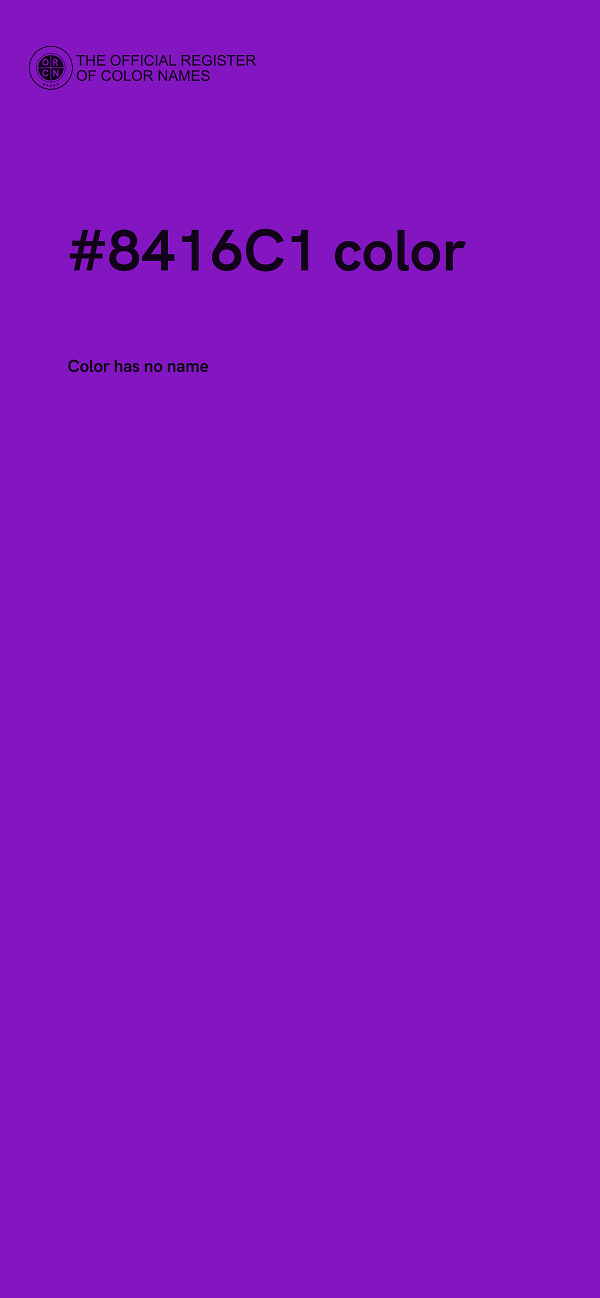 #8416C1 color image