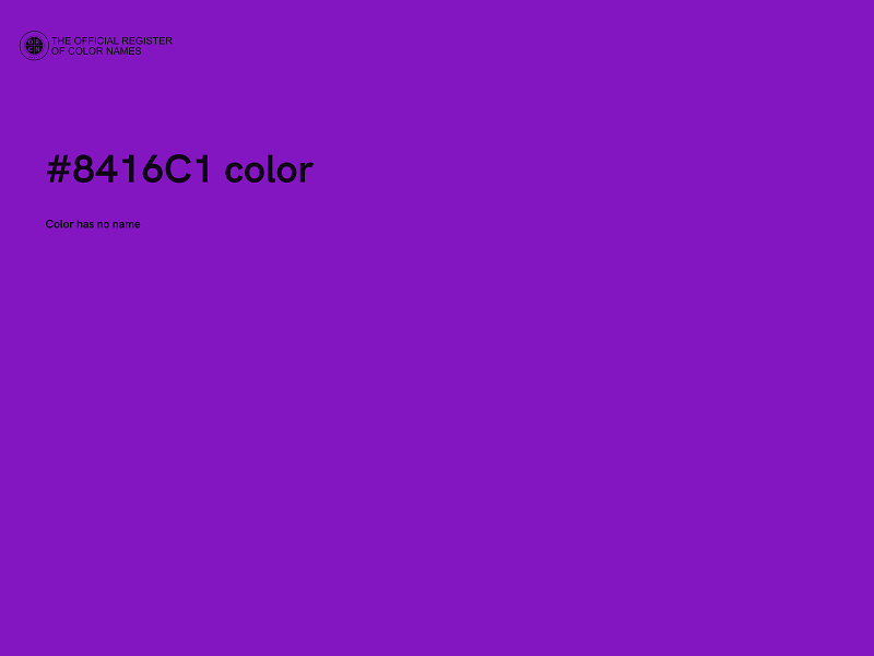#8416C1 color image