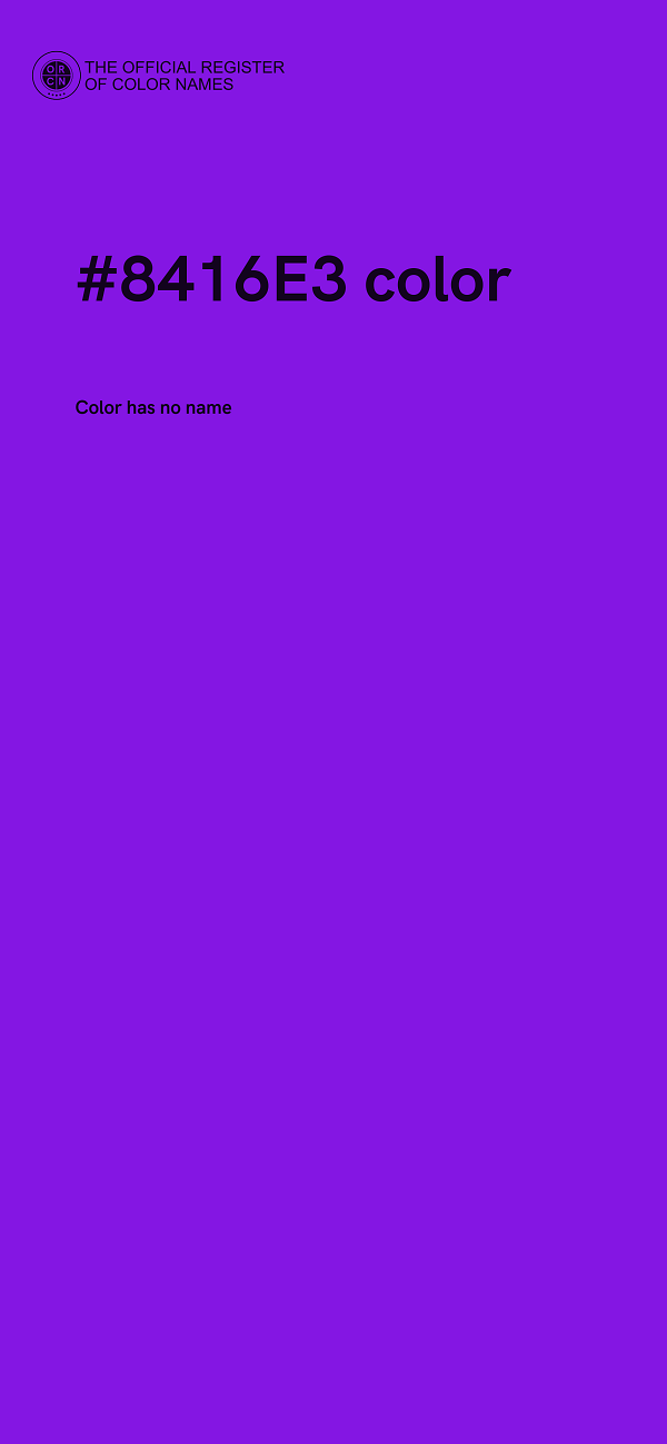 #8416E3 color image