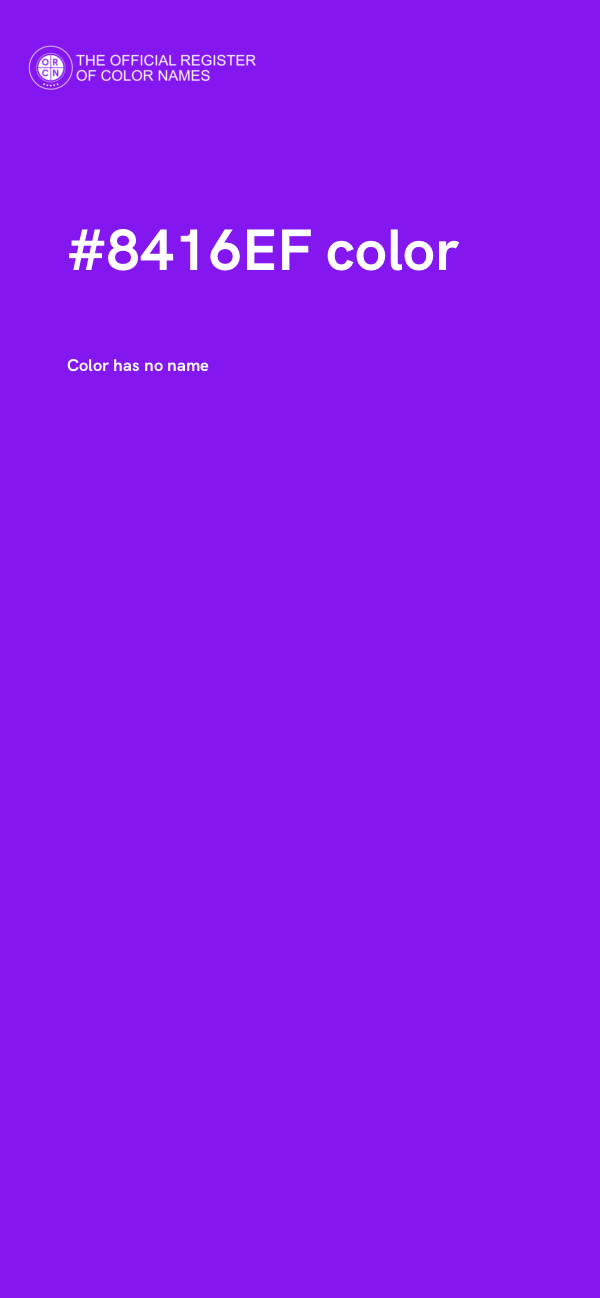 #8416EF color image