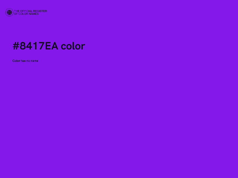 #8417EA color image