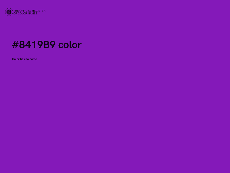 #8419B9 color image