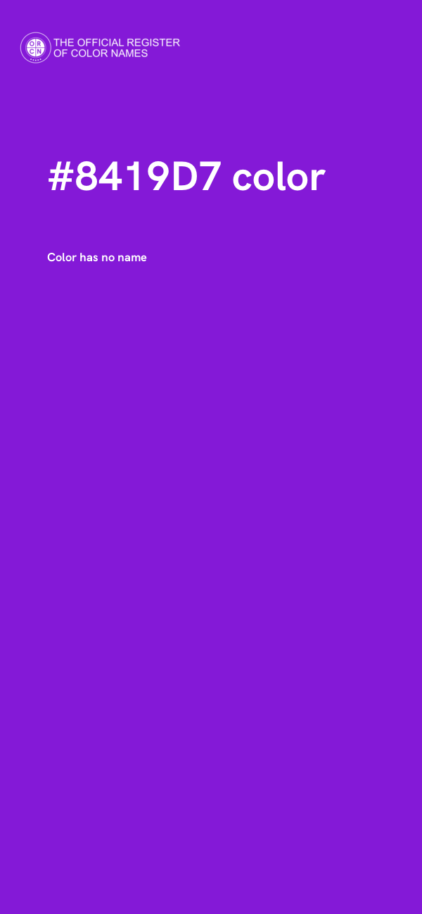 #8419D7 color image