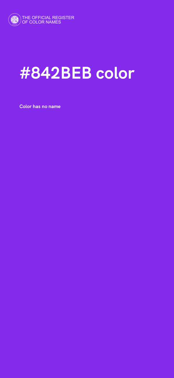#842BEB color image
