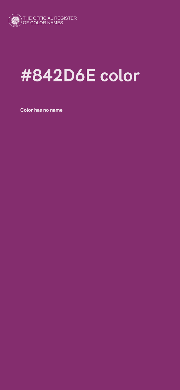 #842D6E color image