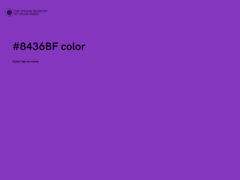 #8436BF color image