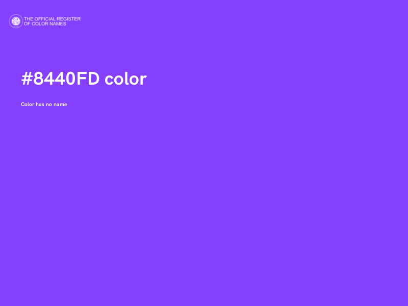 #8440FD color image
