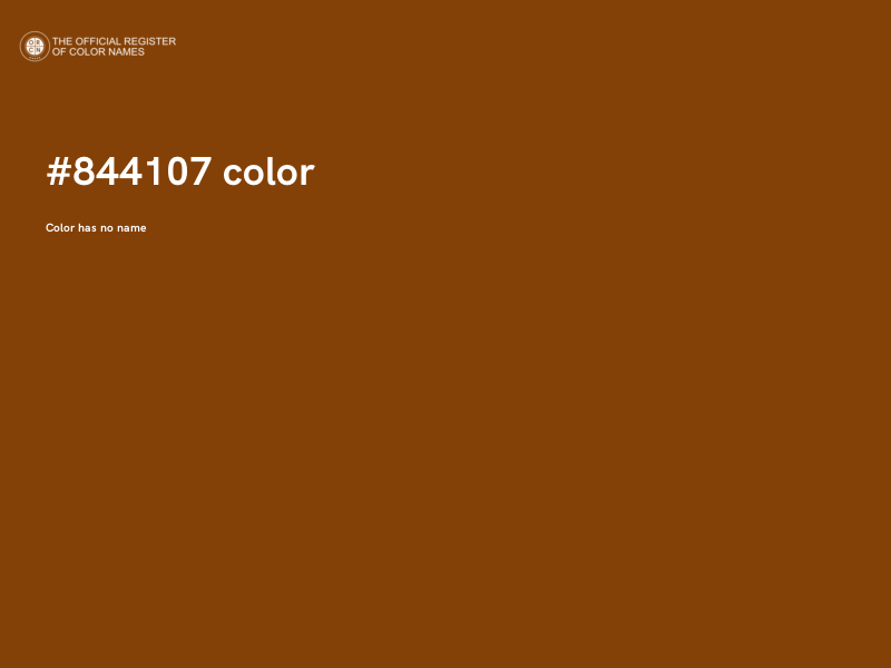 #844107 color image