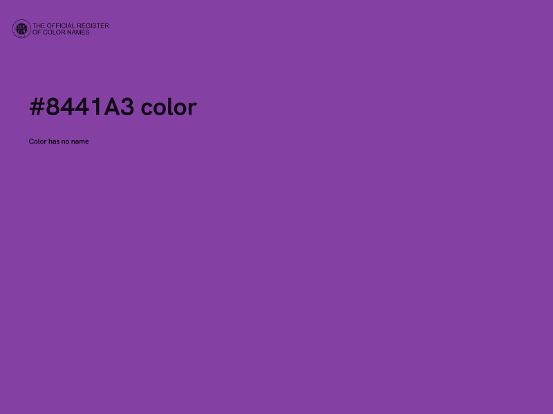 #8441A3 color image