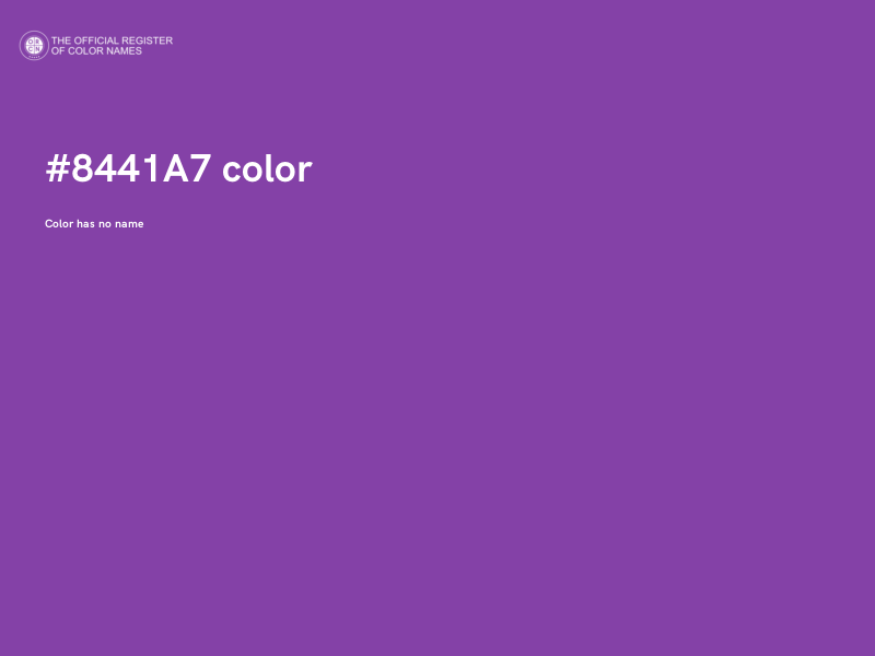 #8441A7 color image