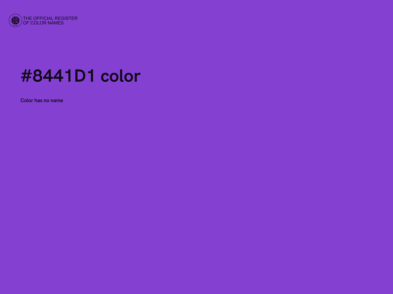 #8441D1 color image