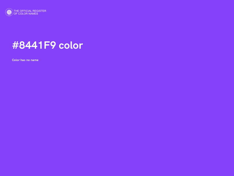 #8441F9 color image
