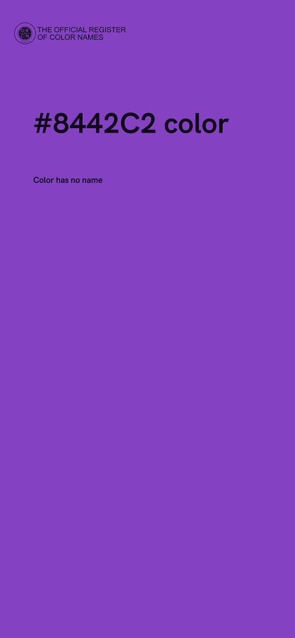 #8442C2 color image
