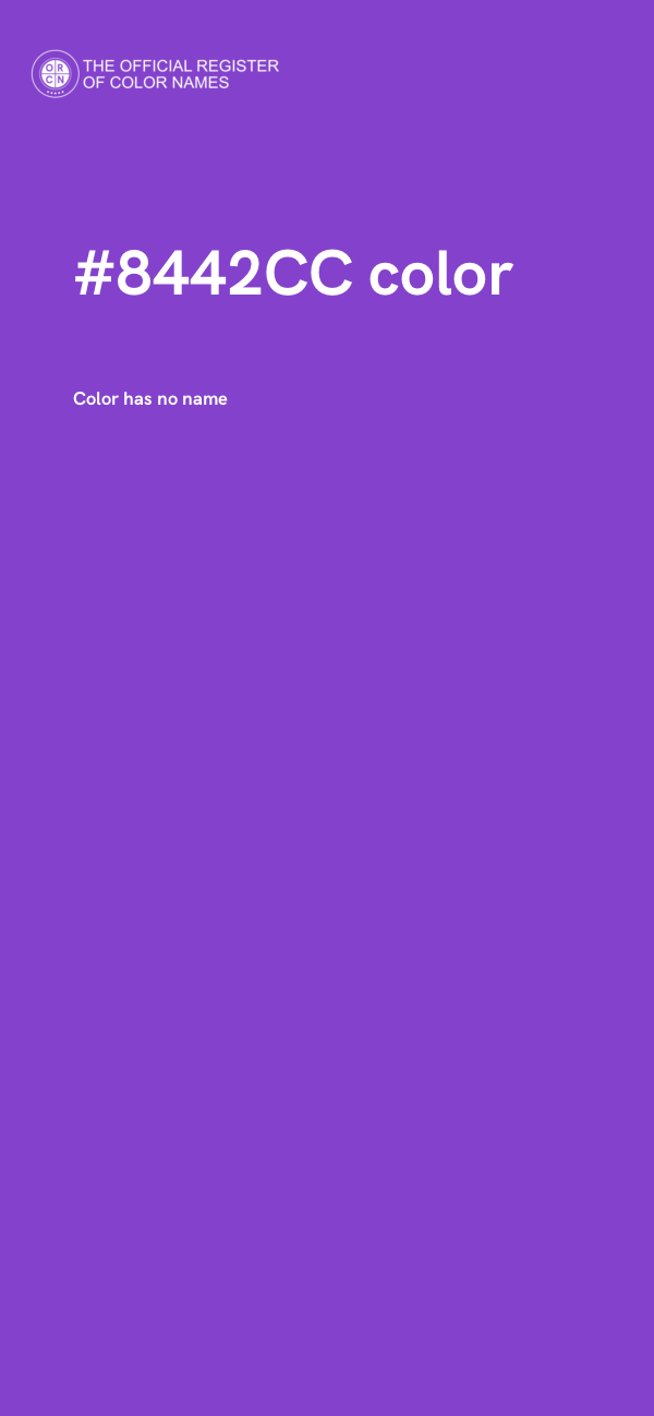 #8442CC color image