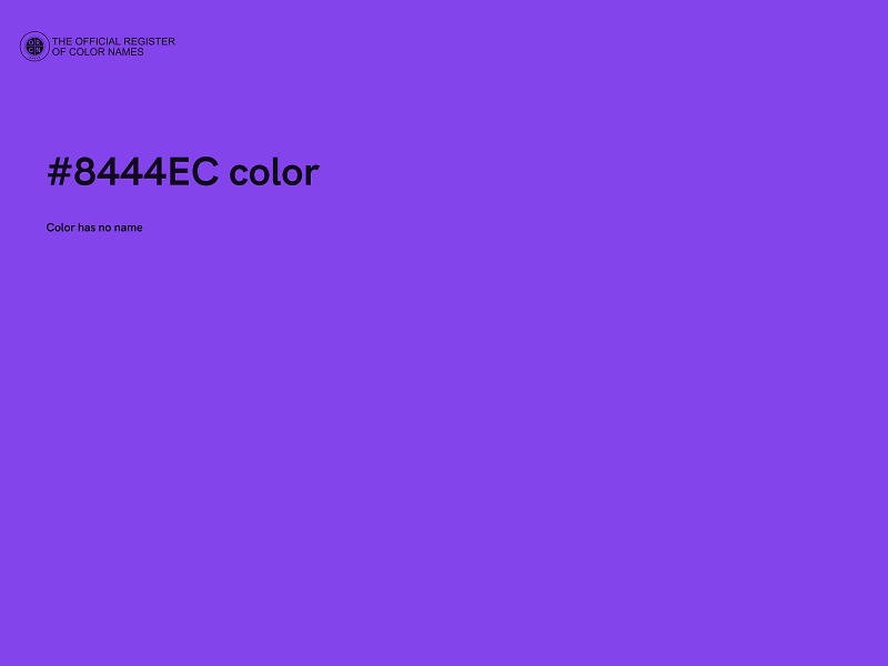 #8444EC color image
