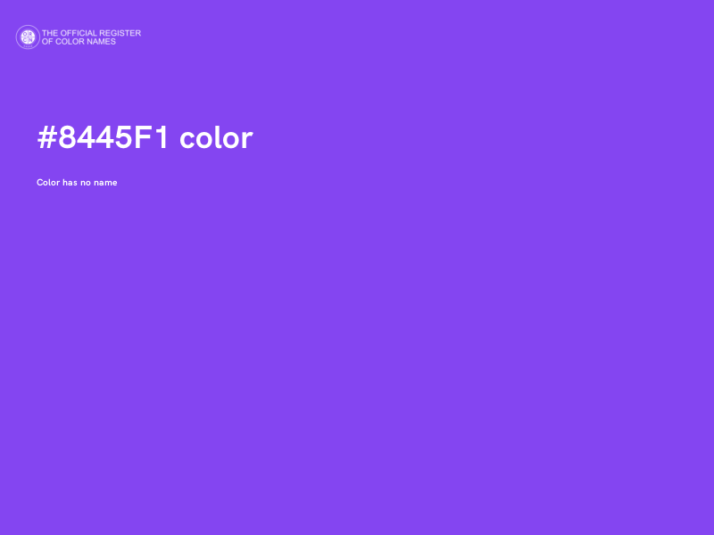 #8445F1 color image