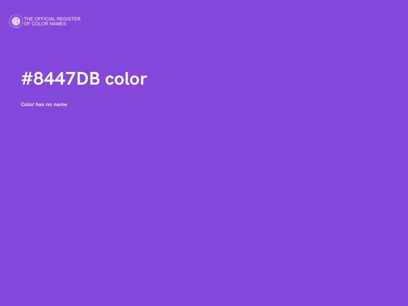 #8447DB color image