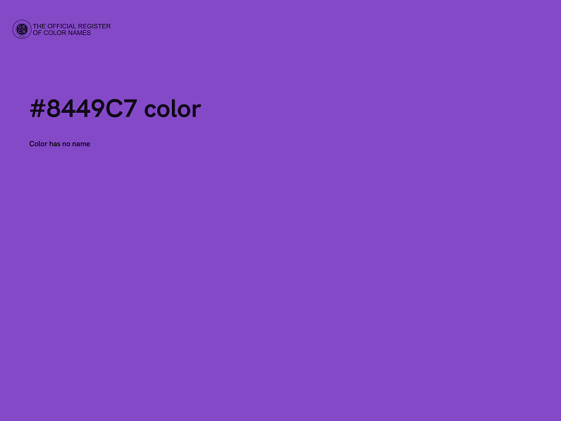 #8449C7 color image