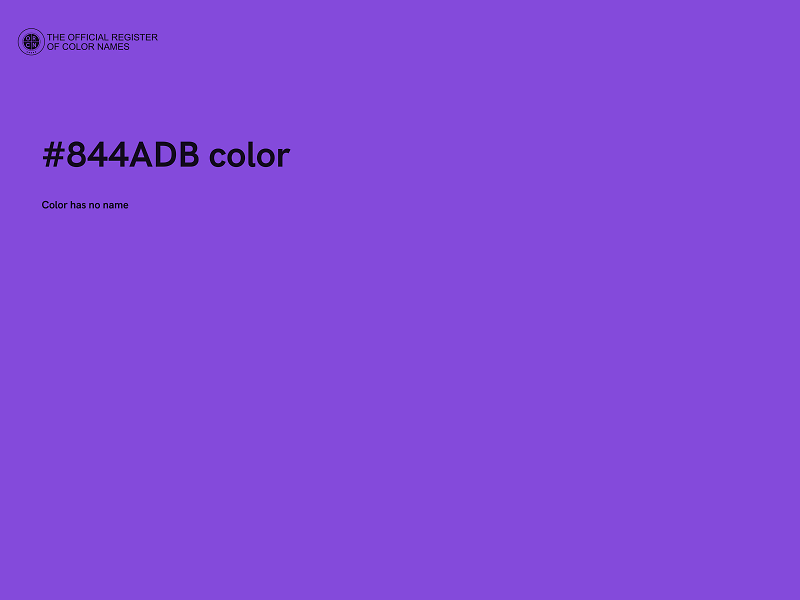 #844ADB color image