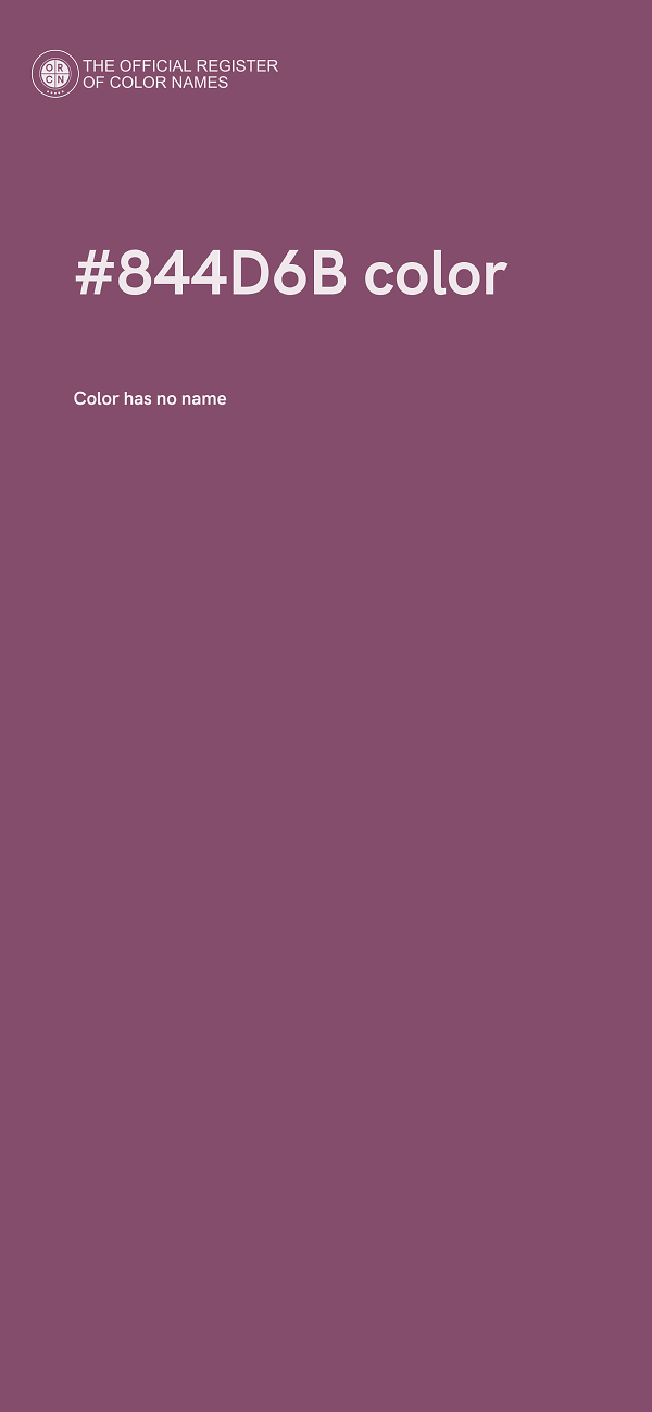 #844D6B color image