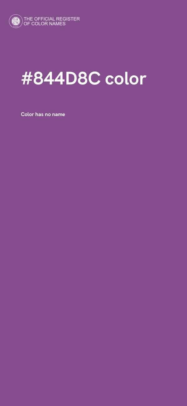 #844D8C color image