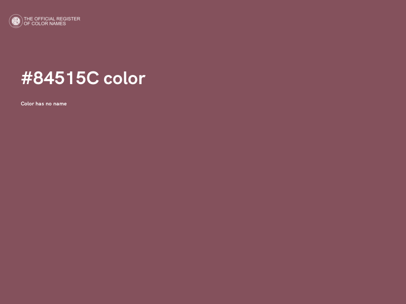 #84515C color image