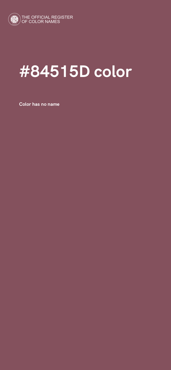 #84515D color image