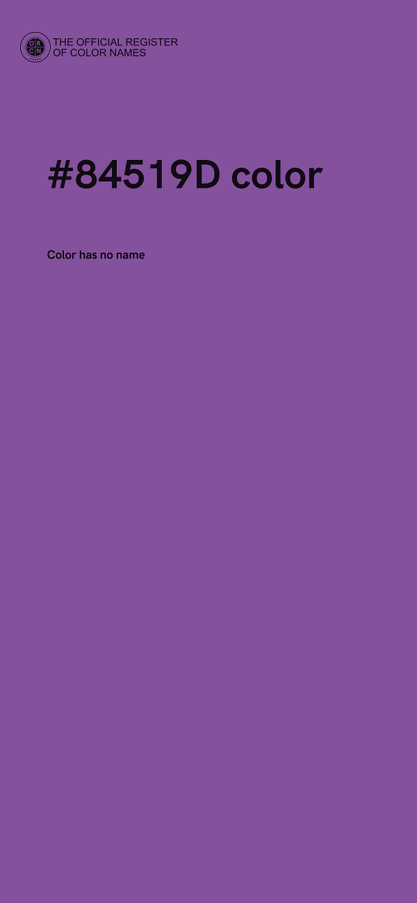 #84519D color image