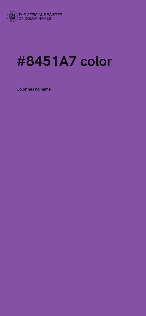 #8451A7 color image