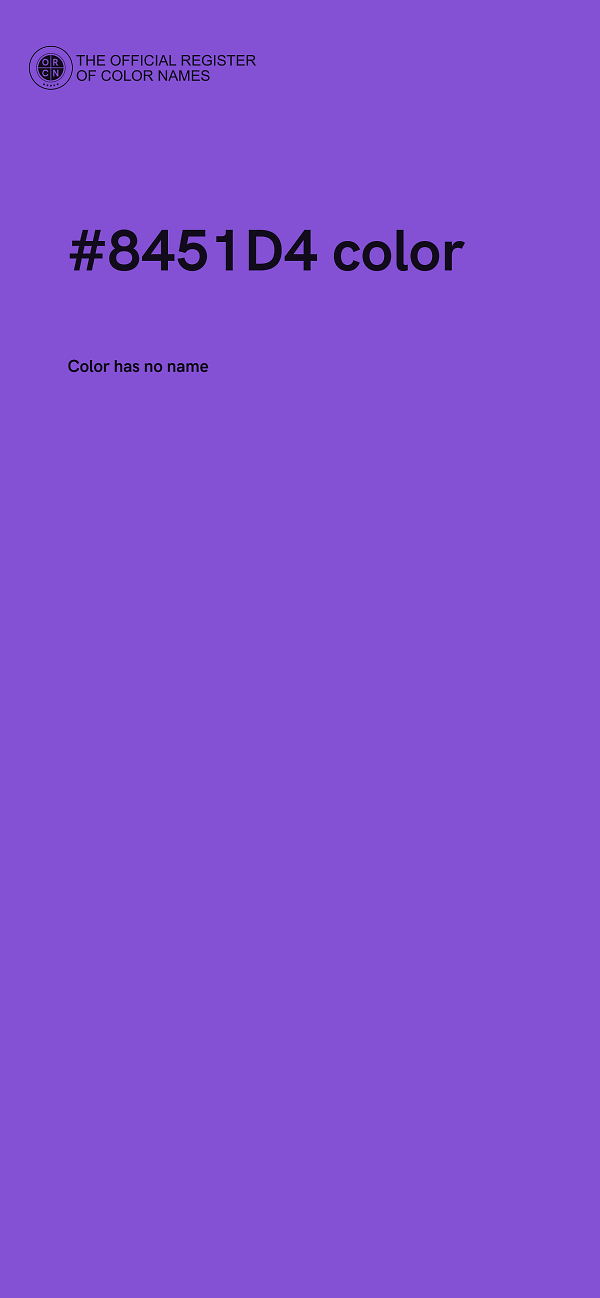 #8451D4 color image