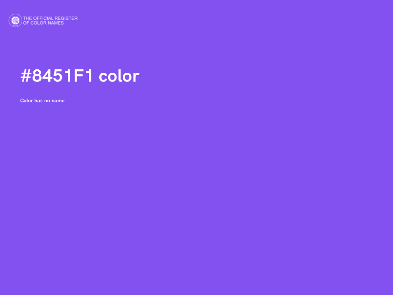 #8451F1 color image