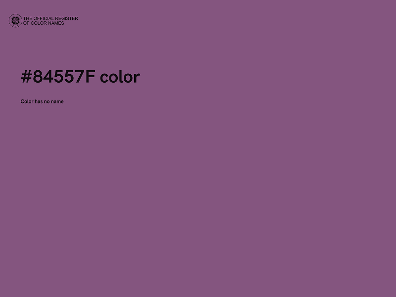 #84557F color image