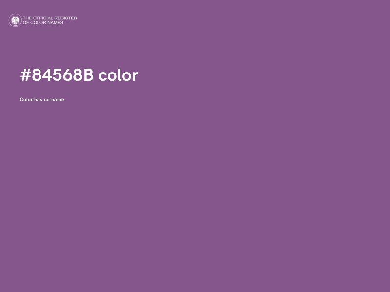 #84568B color image