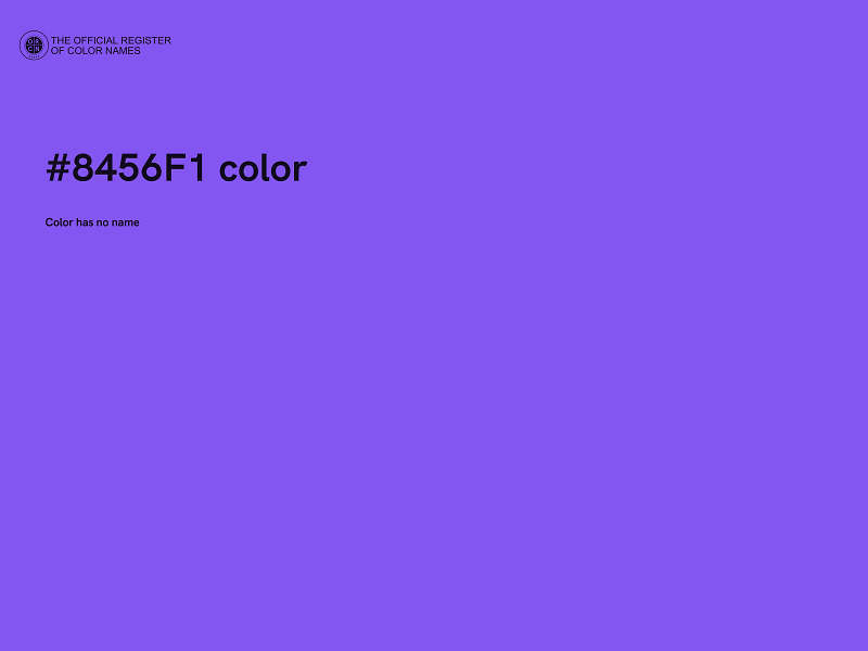 #8456F1 color image