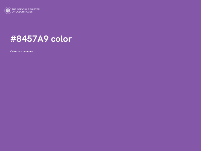 #8457A9 color image
