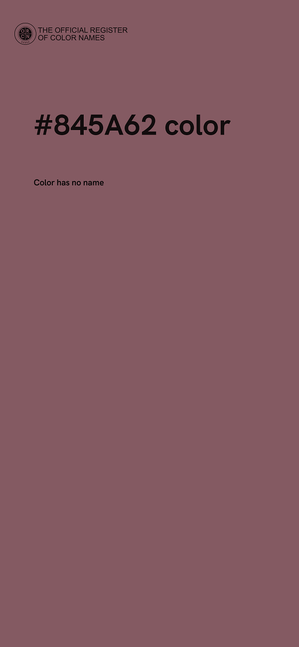 #845A62 color image