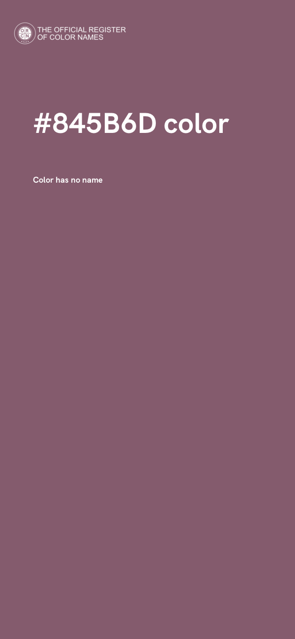 #845B6D color image