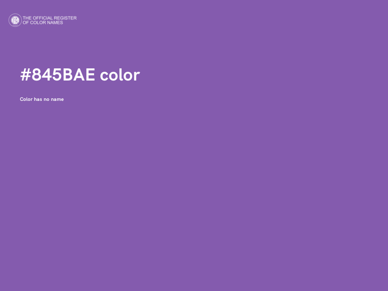 #845BAE color image