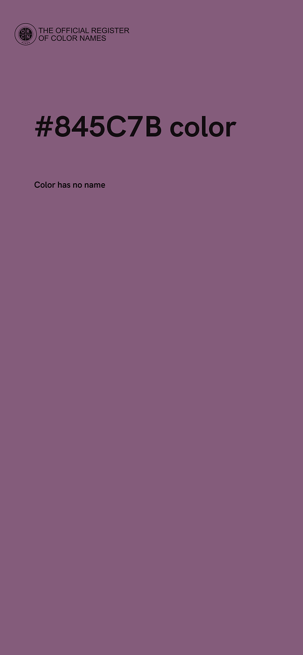 #845C7B color image