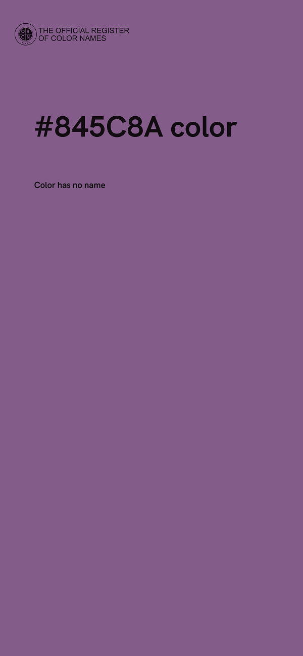 #845C8A color image
