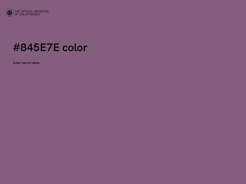 #845E7E color image