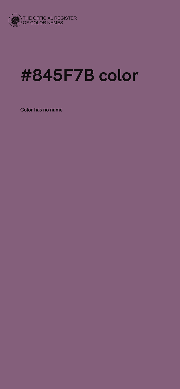 #845F7B color image